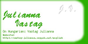 julianna vastag business card